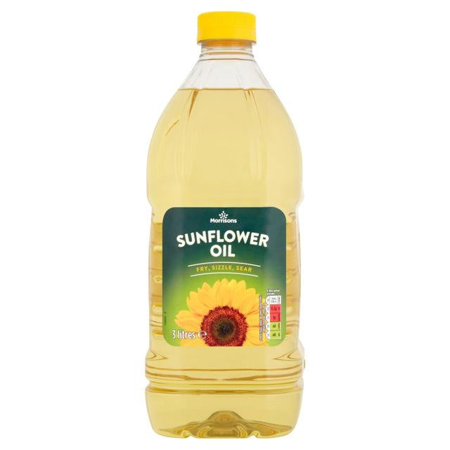 Morrisons Sunflower Oil 3L.