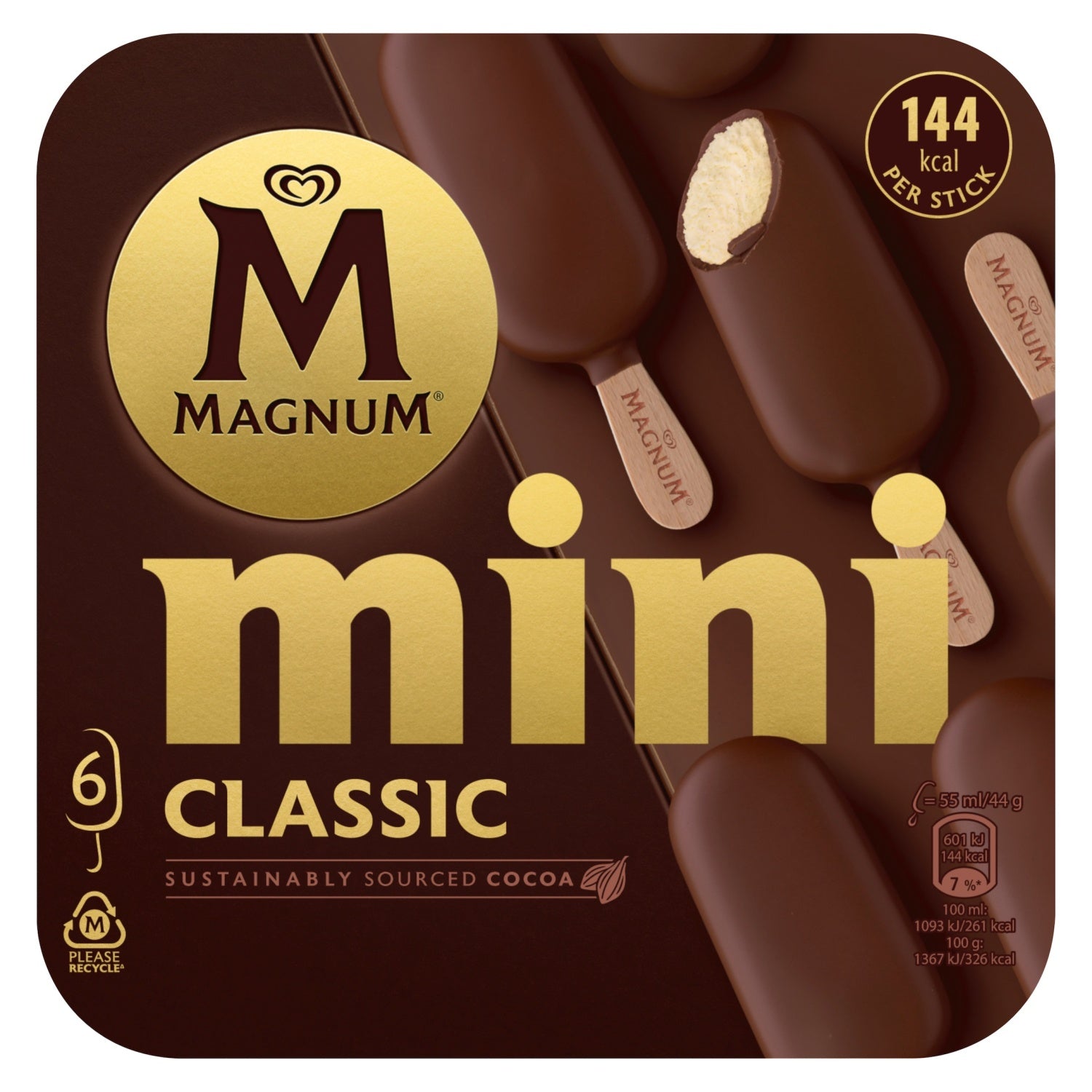 Magnum Mini Classic 6 X 55ml