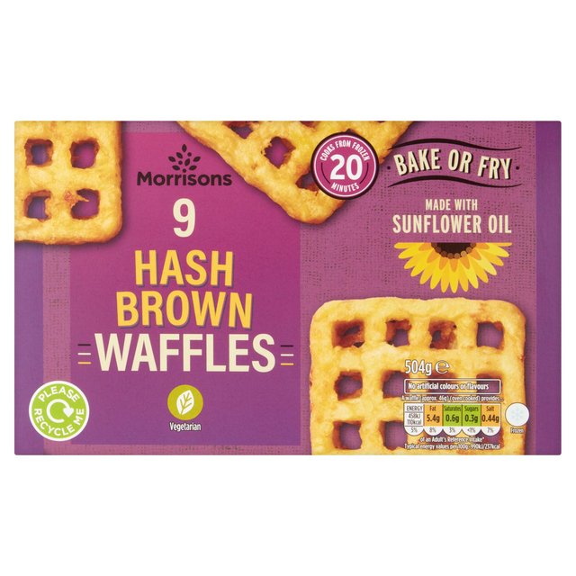 Morrisons Hash Brown Waffle 504g