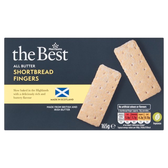 Morrisons The Best All Butter Scottish Shortbread Fingers 165g