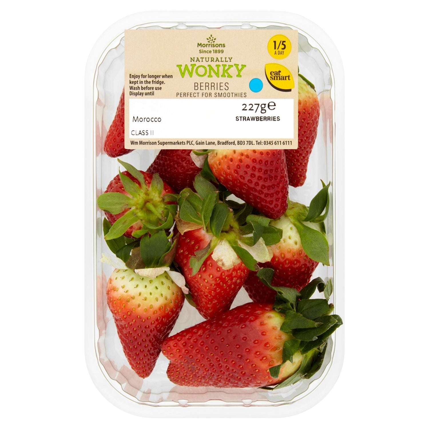 Morrisons Market St Wonky Strawberries 227g