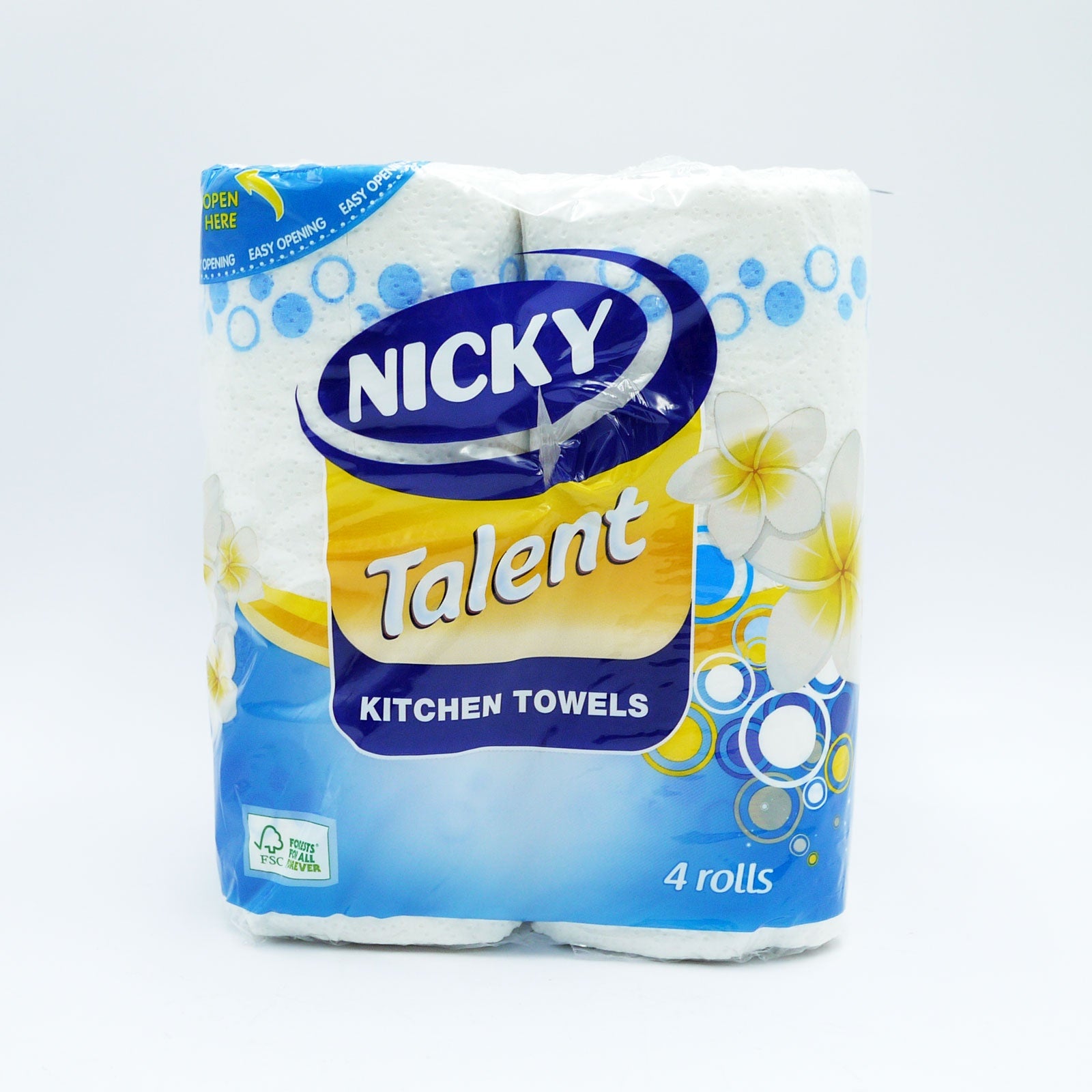 NICKY TALENT KITCHEN TOWEL 4pk