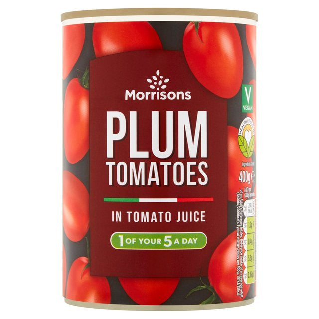 Morrisons Peeled Plum Tomatoes 400g