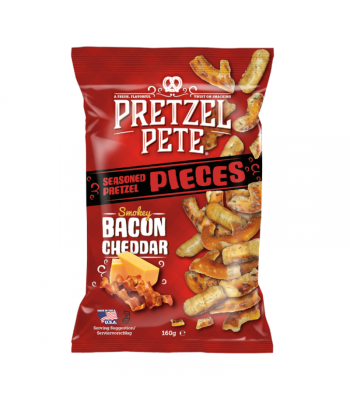 Pretzel Pete Smokey Bacon Cheddar Pieces 160g