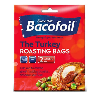 Bacofoil Turkey Roasting Bags 45 x 55cm x2pk
