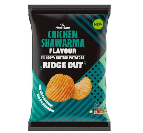 Morrisons Chicken Shawarma Ridge Crisps 125g