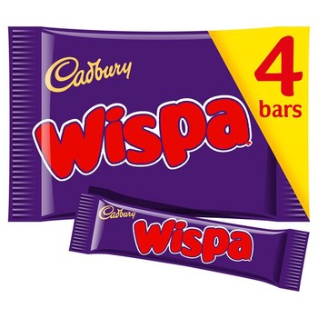 Cadbury Wispa 4pk  PM £1.25