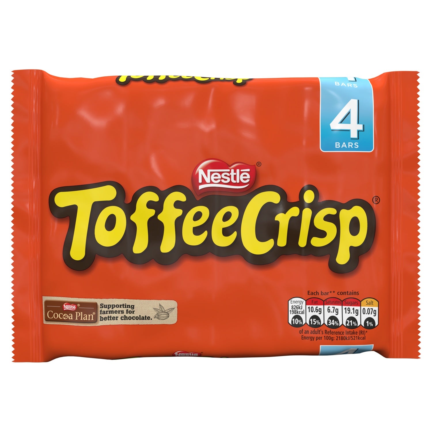 Toffee Crisp 4 Bars 152g