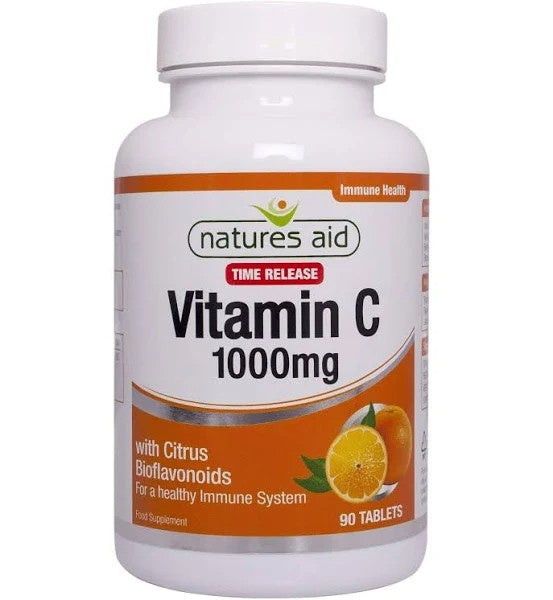 Natures Aid Vit C 1000mg Tab Time Release 90's